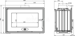 Камінна топка Invicta 700 Optimise (ref. 6771-74). Фото 3