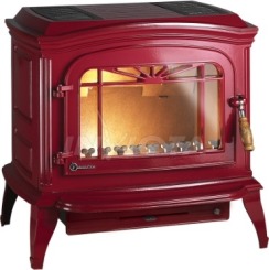 Піч-камін Invicta Bradford червона емаль (ref. 9173-47)