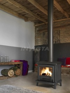Піч-камін Invicta Norik antracyt (ref. 9121-44). Фото 2