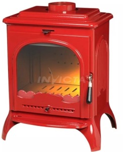 Піч-камін Invicta Seville 2 червона емаль (ref. 6192-47)