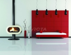 Піч-камін Invicta Fifty емаль слонова кістка (ref. 6480-46). Фото 2