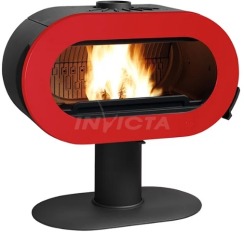 Піч-камін Invicta Fifty червона емаль (ref. 6480-47)