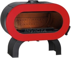 Піч-камін Invicta Fifty Arche червона емаль (ref. 6479-47)