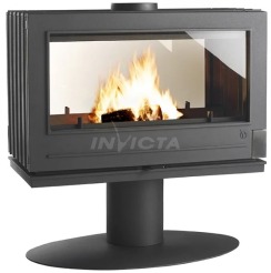 Піч-камін Invicta Nelson DF antracyt (ref. 9129-44)