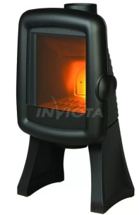 Піч-камін Invicta Elo L antracyt (ref. 6102-44)