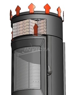 Піч-камін Invicta Neosen з можливістю підключення повітря ззовні (ref. 6488-38). Фото 2